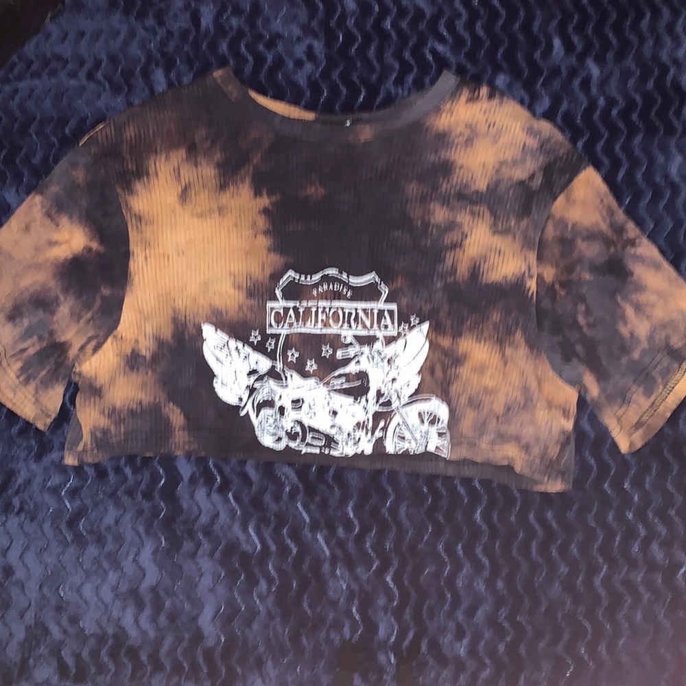 Tide dye crop top